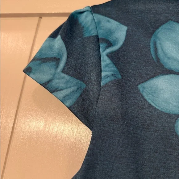 Betsey Johnson Blue Flower Cocktail Wedding Professional Workwear Dress 10 - Picture 5 of 12